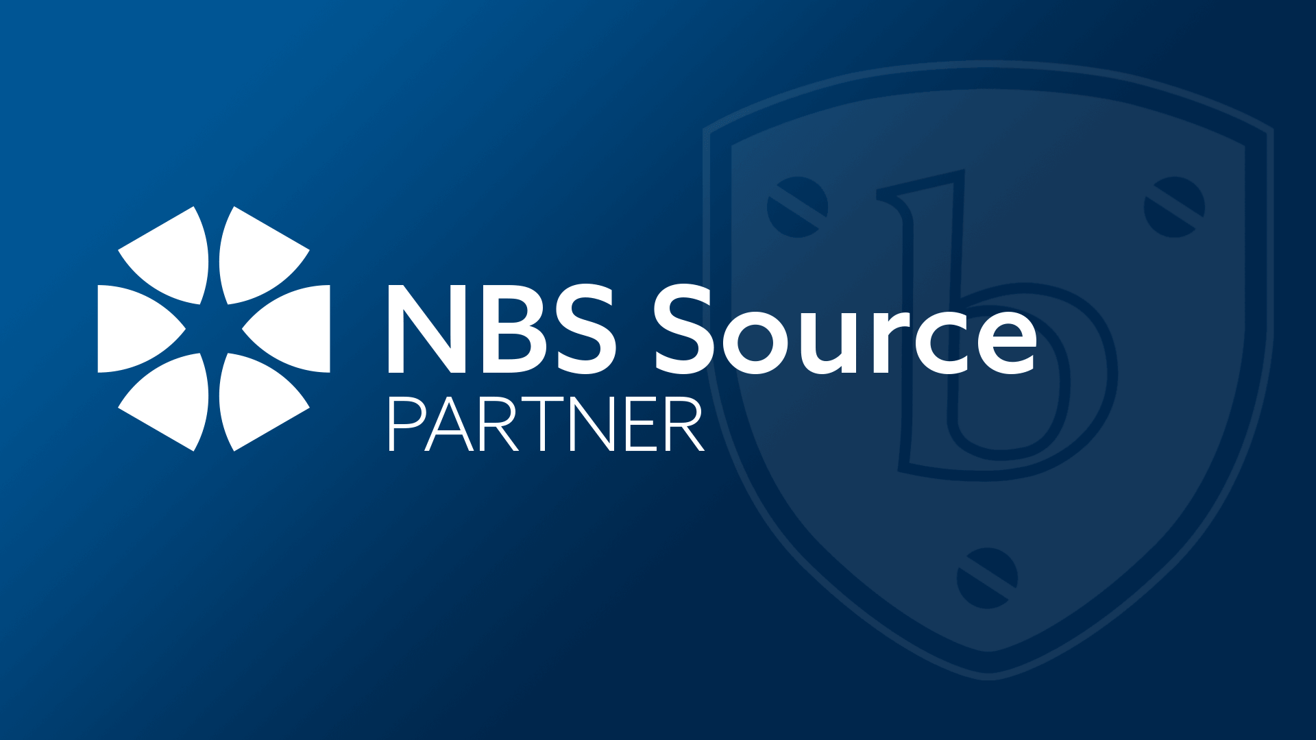 nbs source partner logo bradbury shield blue background