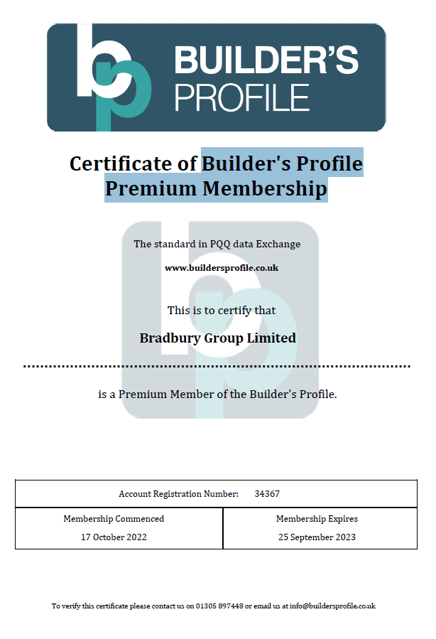 Builder's Profile Premium Membership